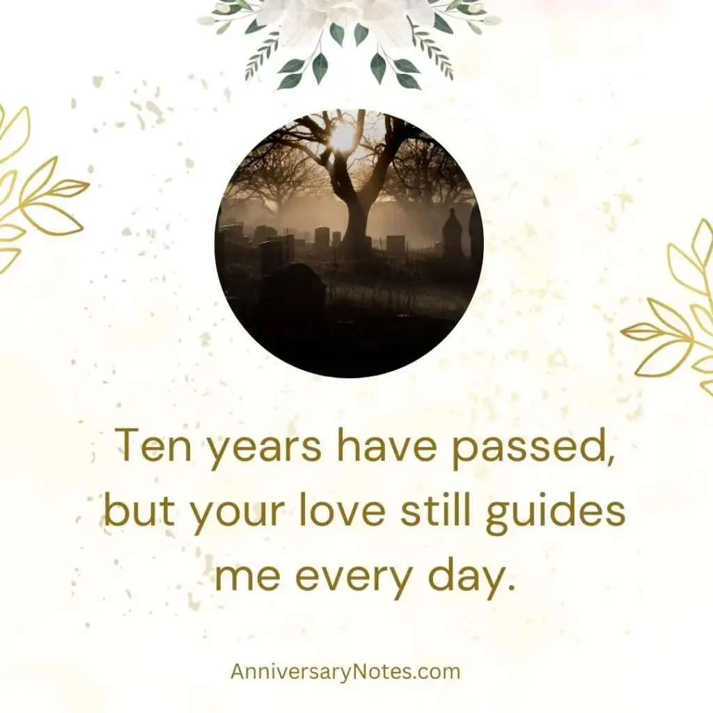 10th Death Anniversary Message