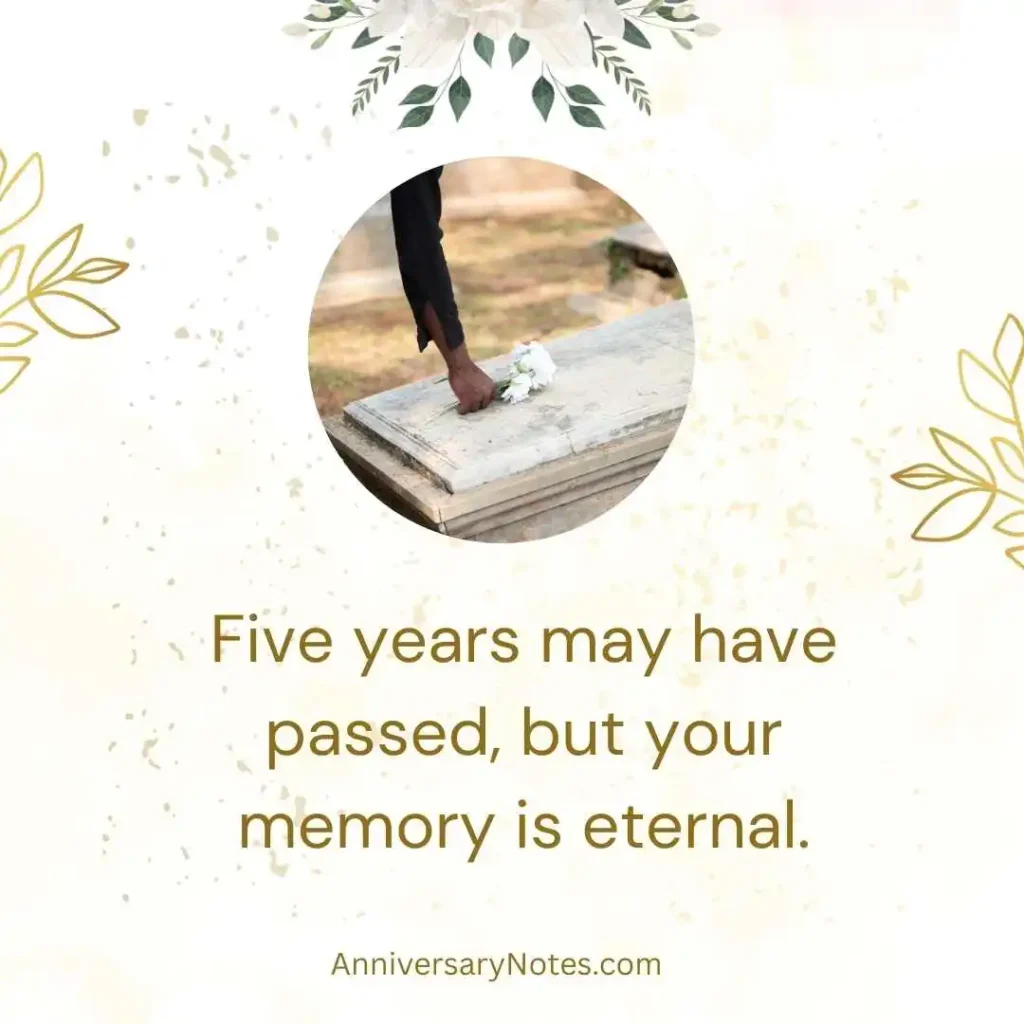 5th Death Anniversary