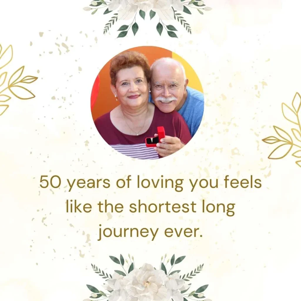 Cute & Lighthearted 50th Anniversary  