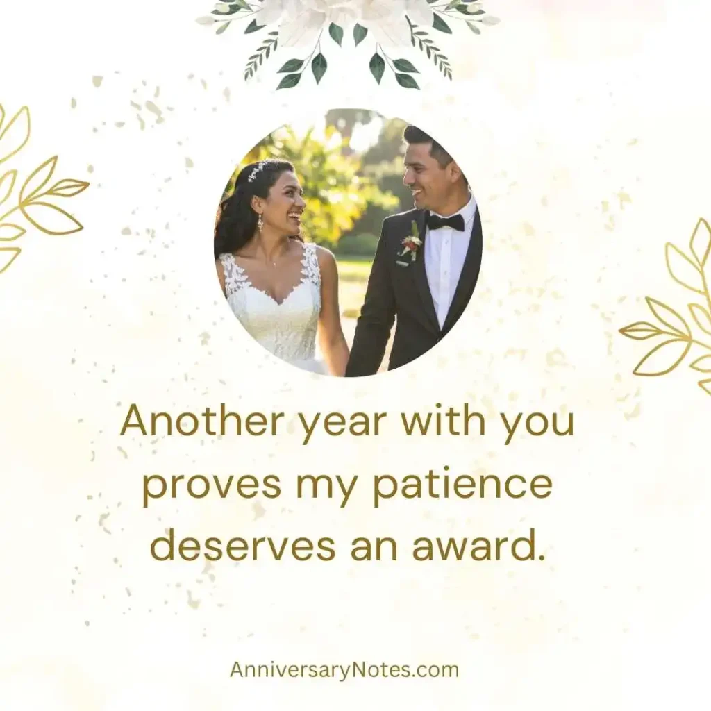 Funny Anniversary Wishes for Husband