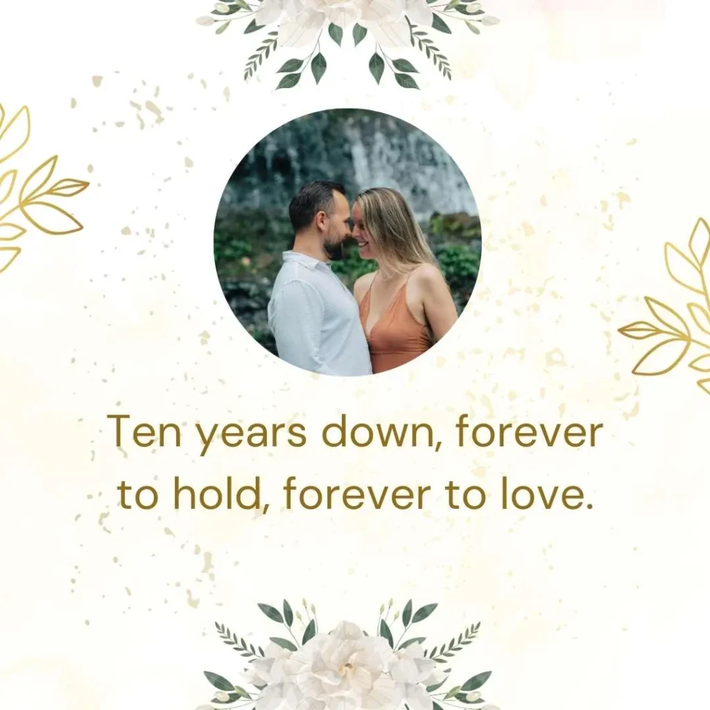 Romantic 10th Anniversary Quotes