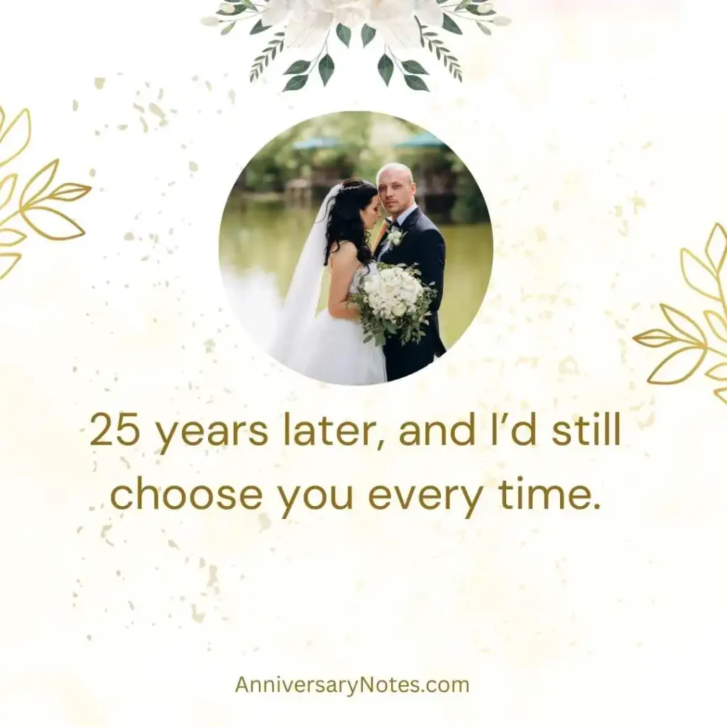 25th Anniversary Quotes