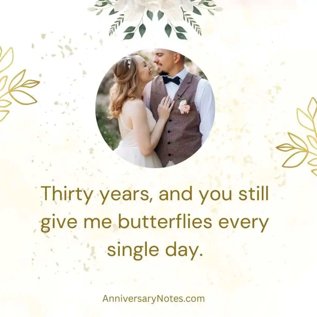 30 Year Anniversary Quotes for Husband