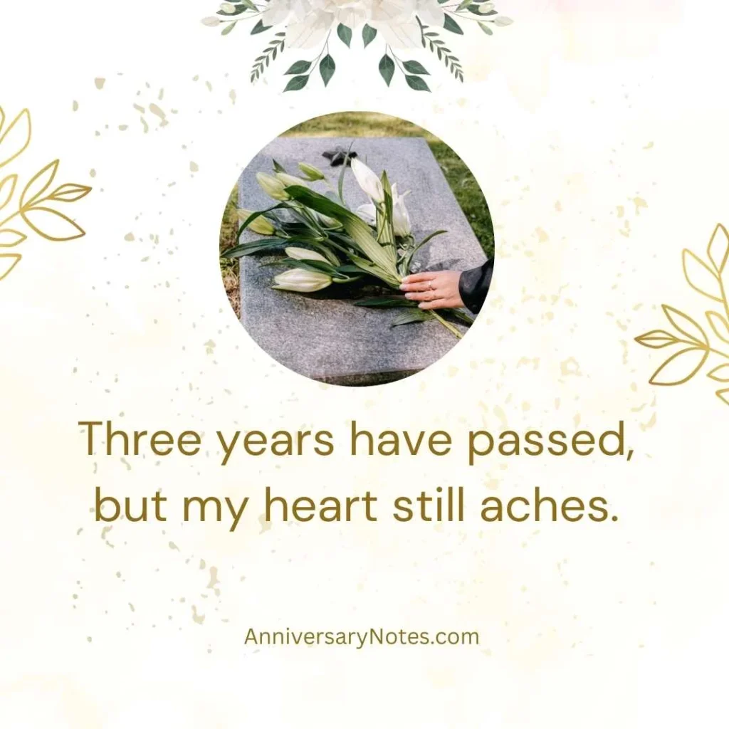 3rd Year Death Anniversary Quotes