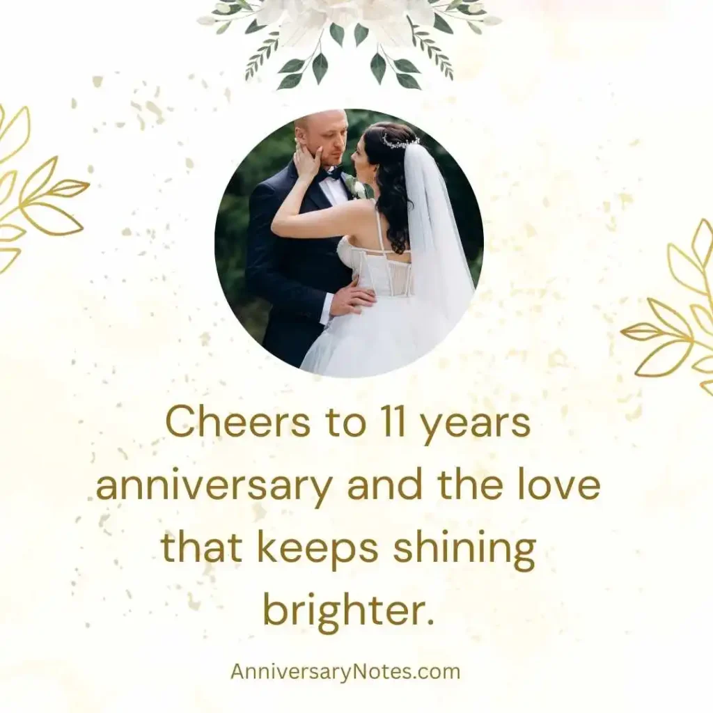 Cheers to 11 Years Anniversary