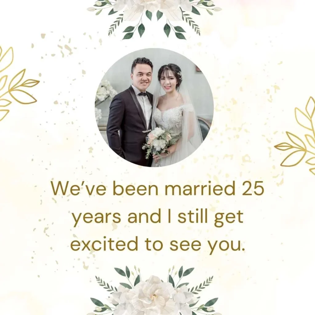 Cute 25 Years Anniversary Quotes