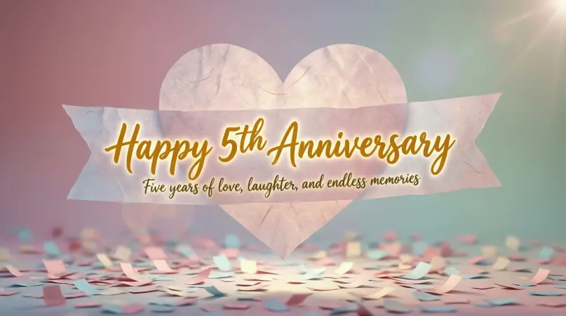 Cute Happy 5th Anniversary Quotes