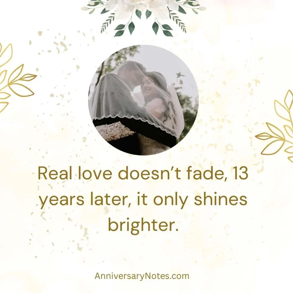 Happy Anniversary Real 13