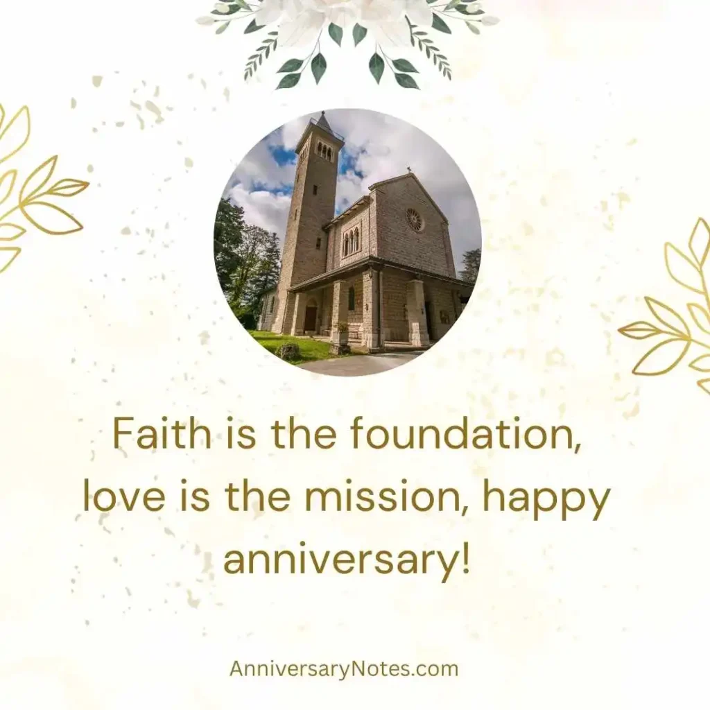 Happy Church Anniversary Quotes