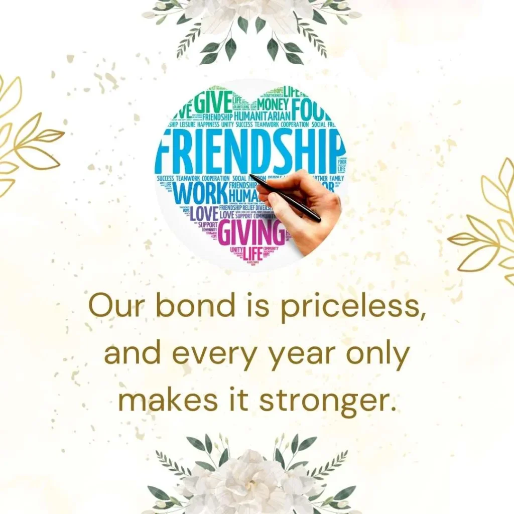 Heartfelt Friendship Anniversary Quotes