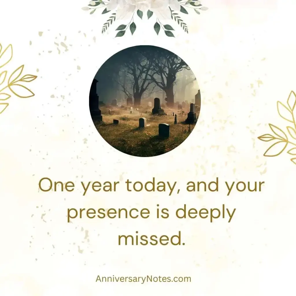  One Year Since You Passed Away Quotes