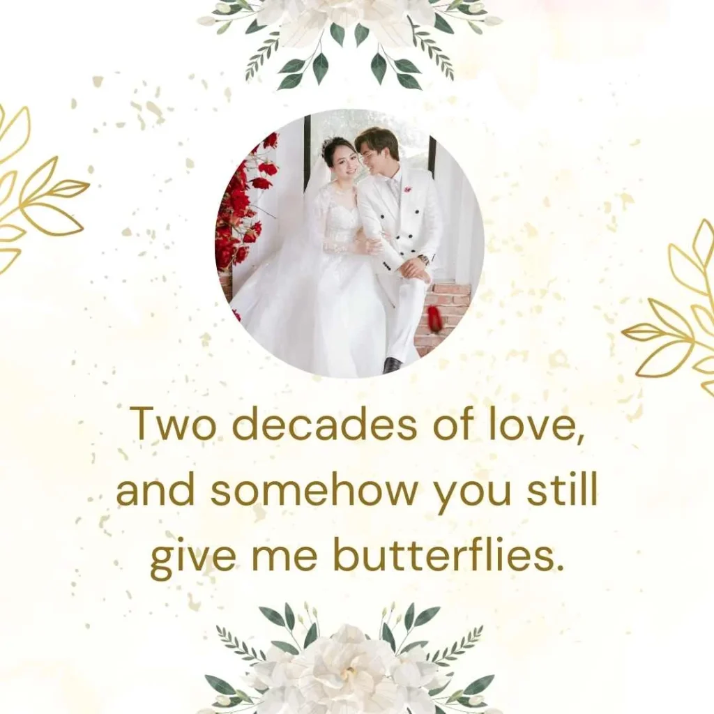 Romantic 20 Years Anniversary Quotes