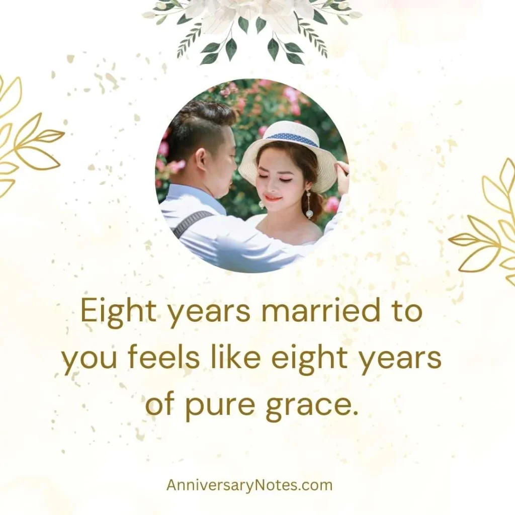 8 Years Anniversary Quotes for Wife