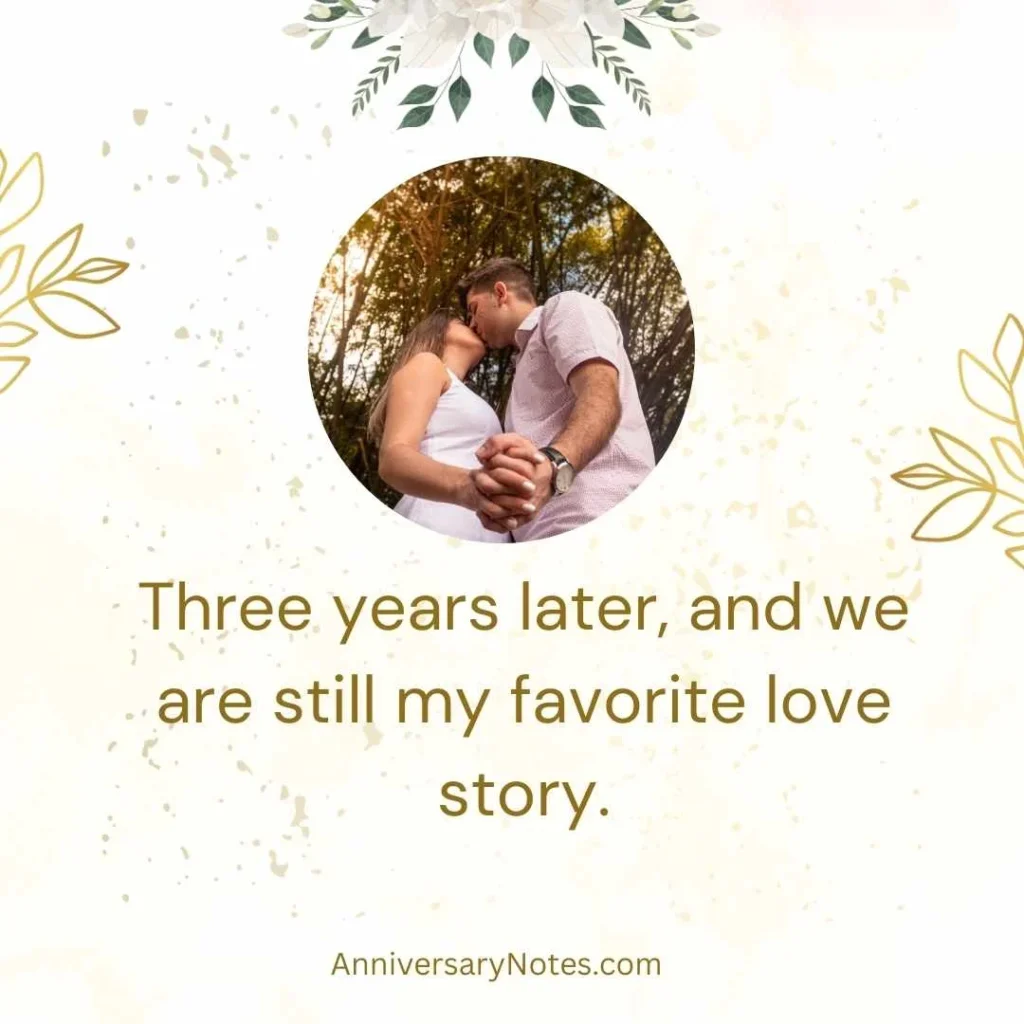 Cute 3rd Year Anniversary Quotes