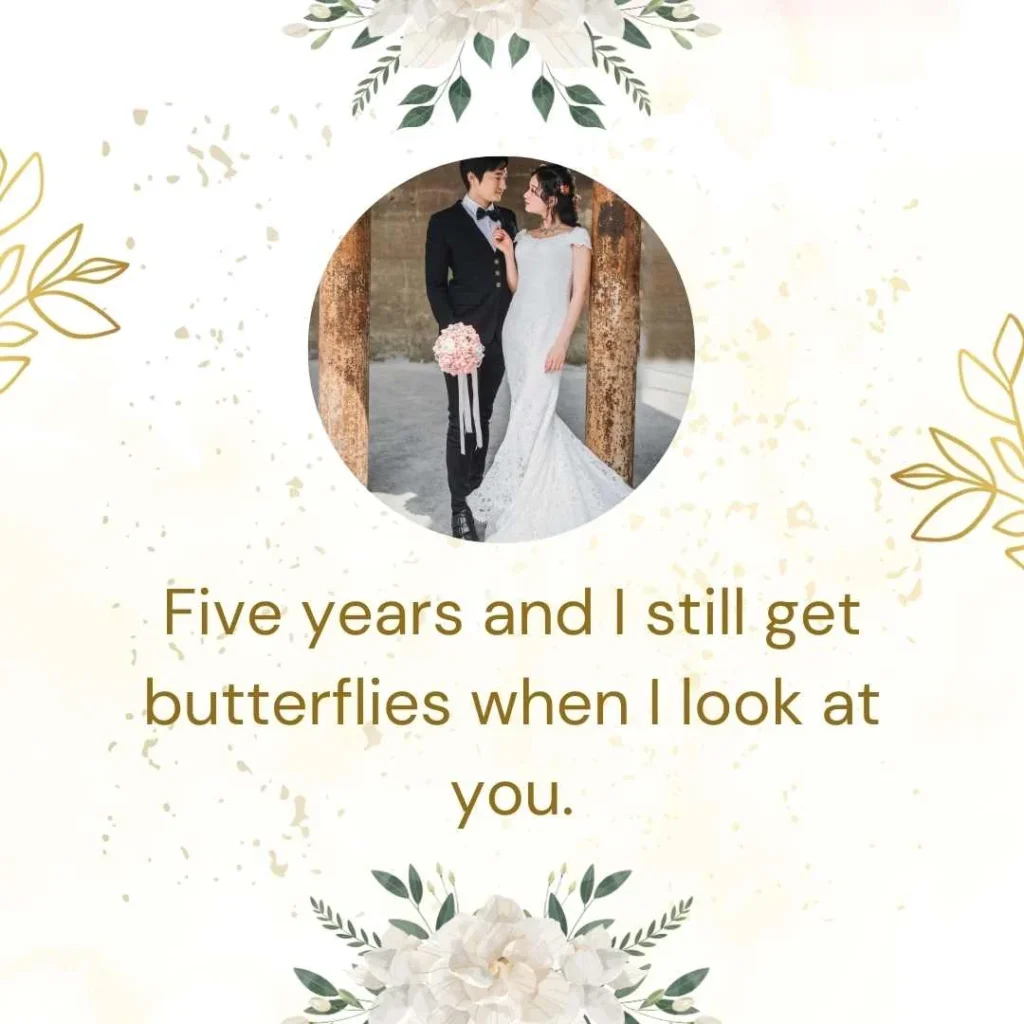 Cute 5th Anniversary Quotes