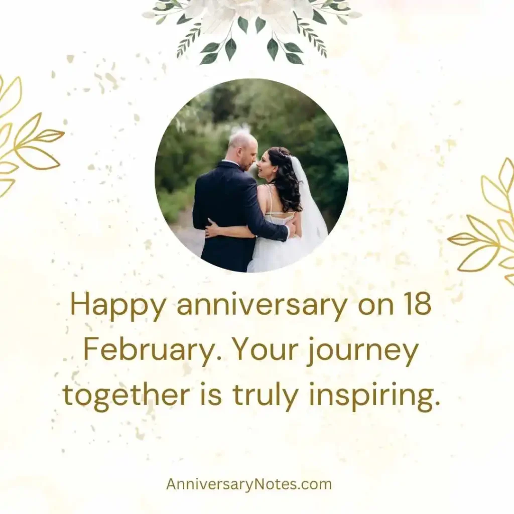 Happy Anniversary 18 February