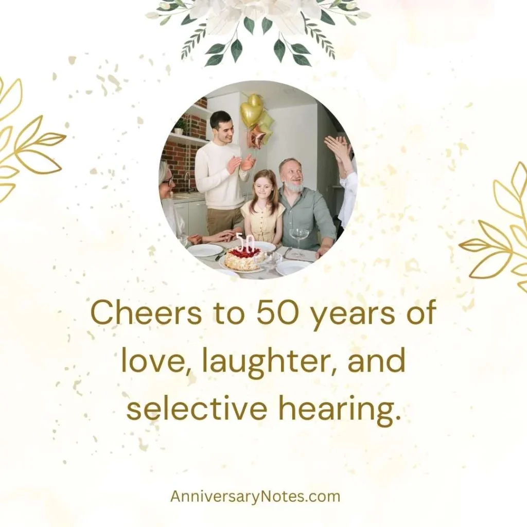 Heartfelt 50th Anniversary Quotes