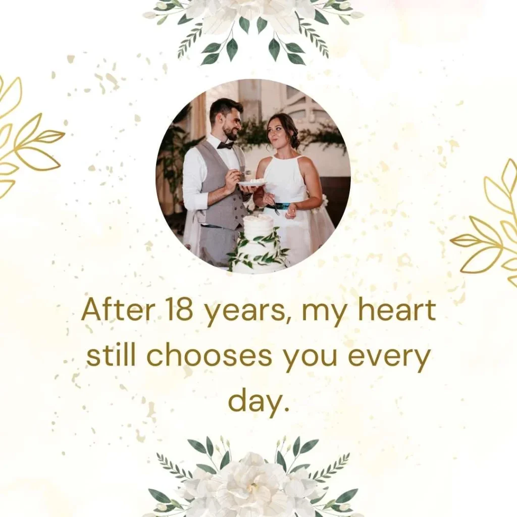 Romantic 18th Anniversary Quotes 
