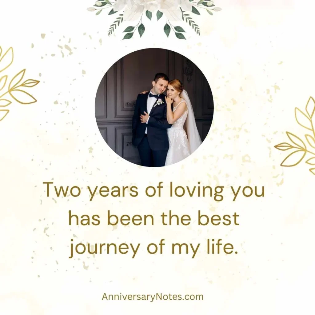 Romantic 2 Year Wedding Anniversary Quotes