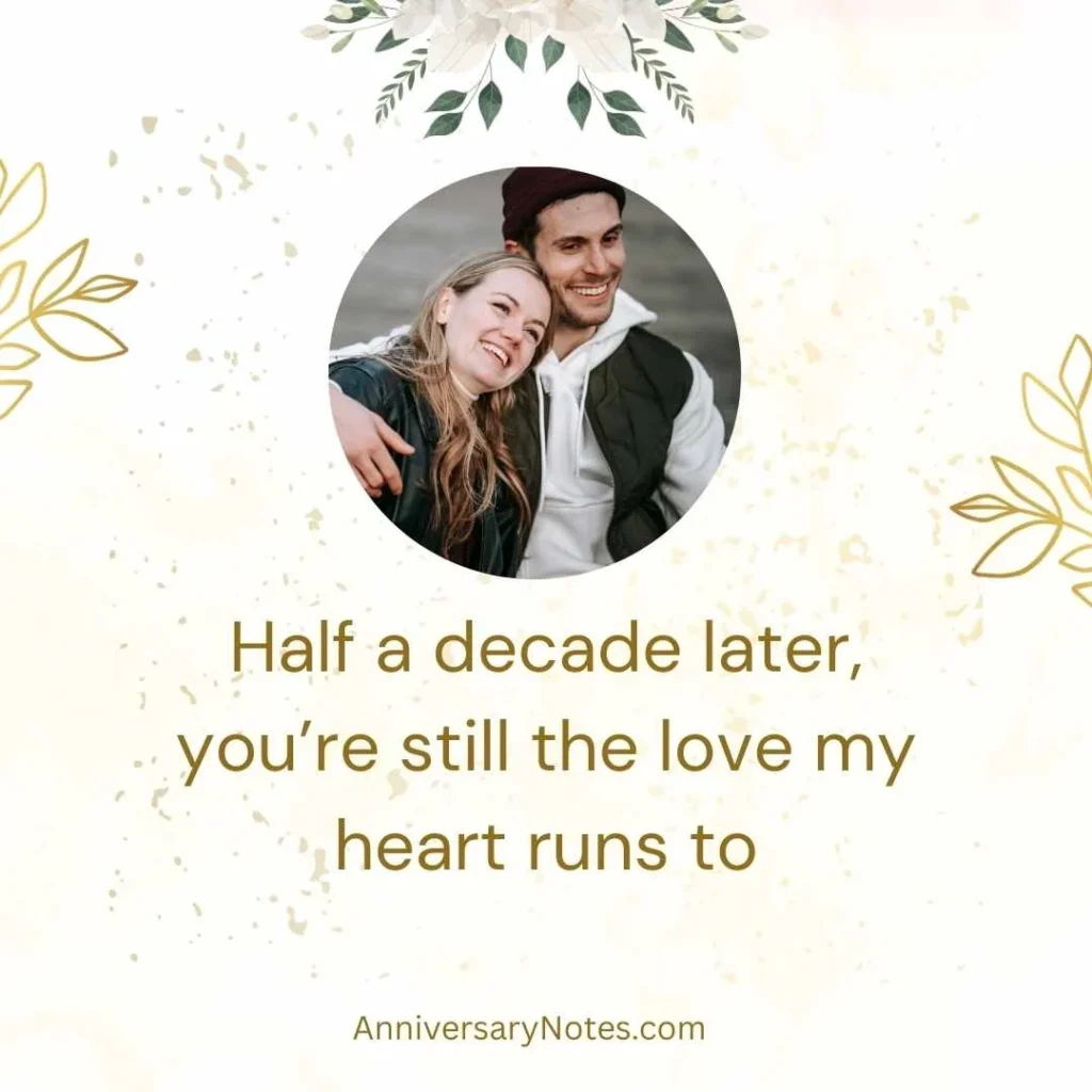 Romantic 5 Year Anniversary Quotes