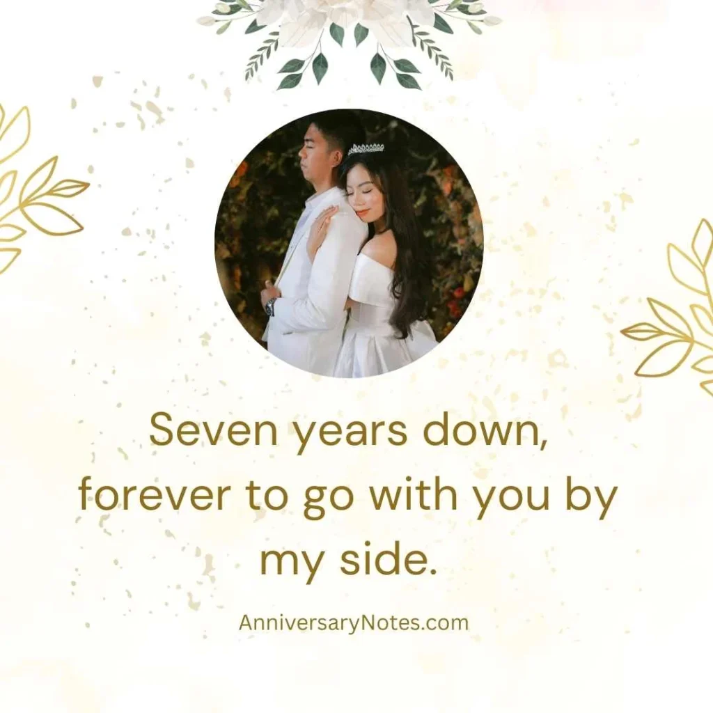 Romantic 7th Anniversary Quotes