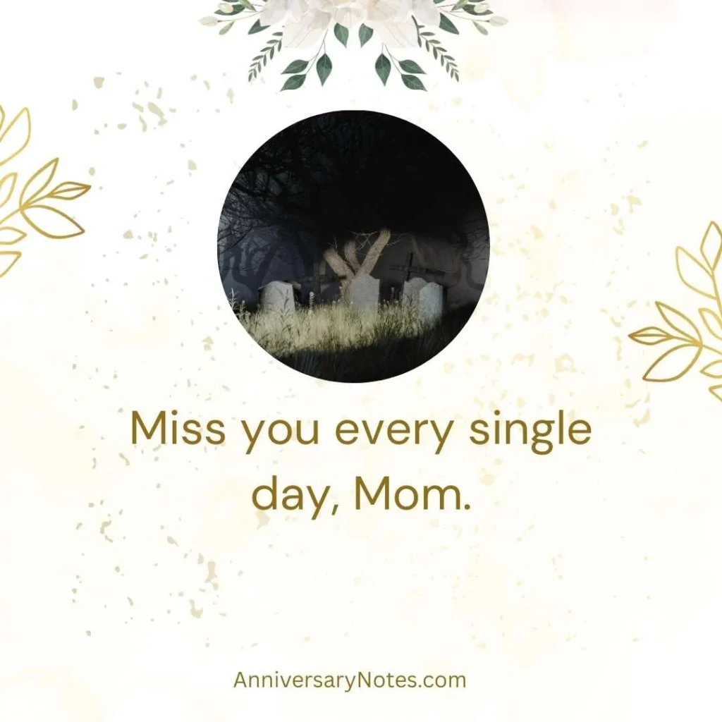 Short Anniversary Captions for Mom’s