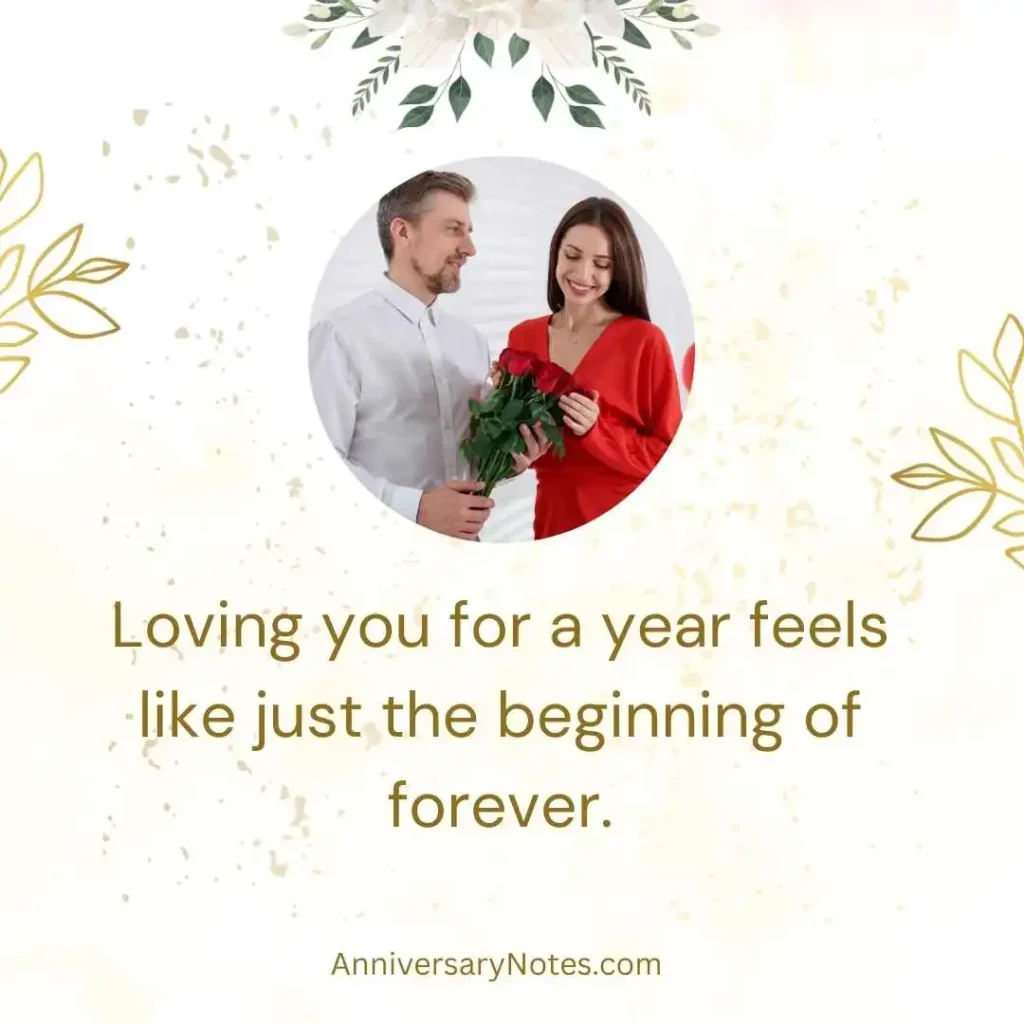 Romantic One Year Anniversary Quotes