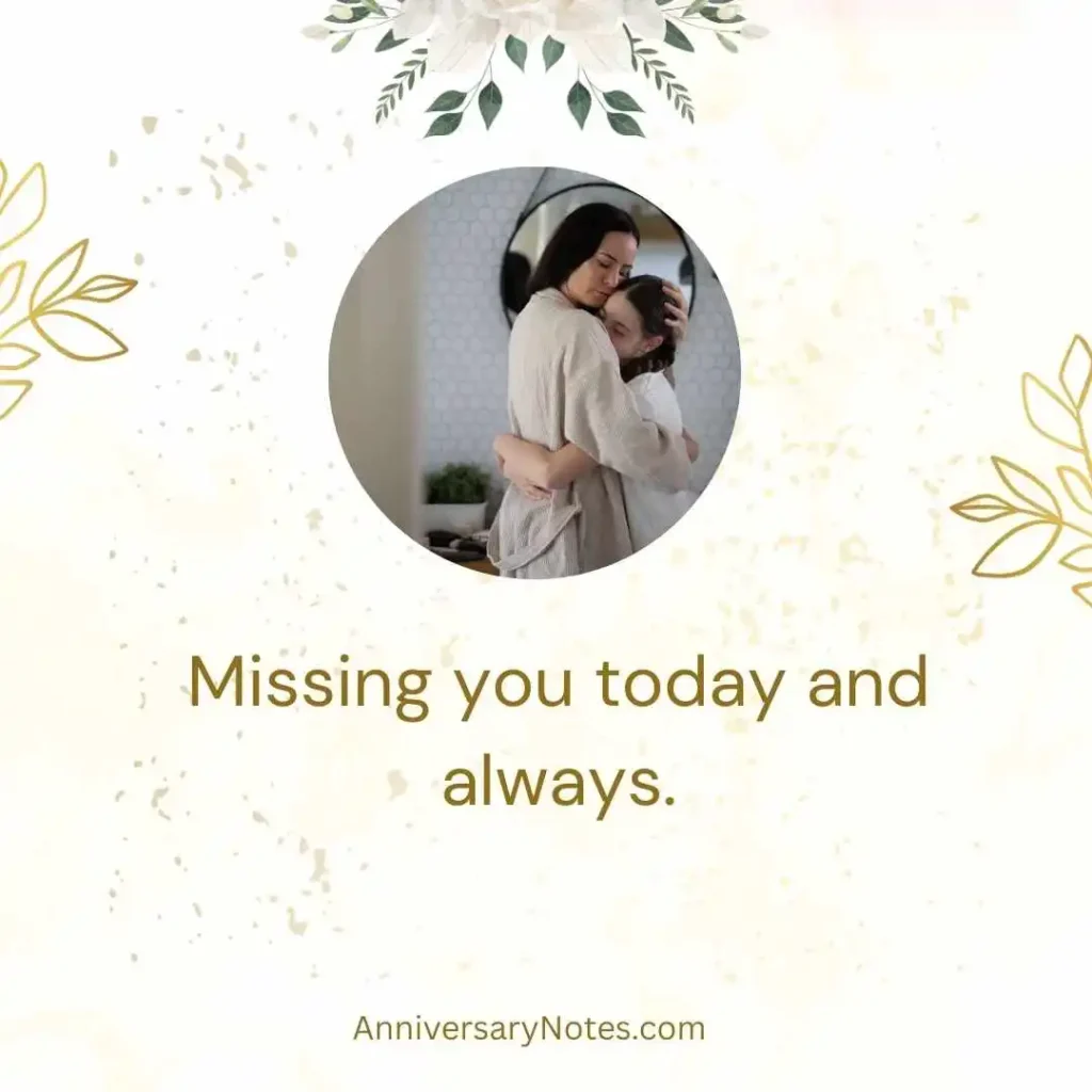 Short Anniversary Captions for Mom