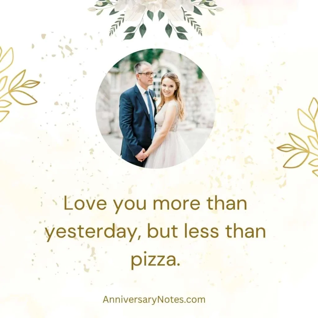 Funny Wedding Anniversary Captions