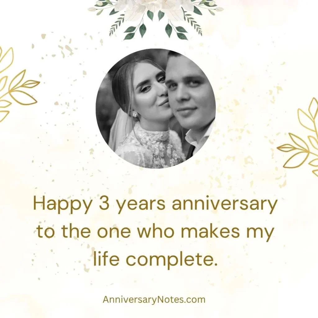 Happy 3 Years Anniversary
