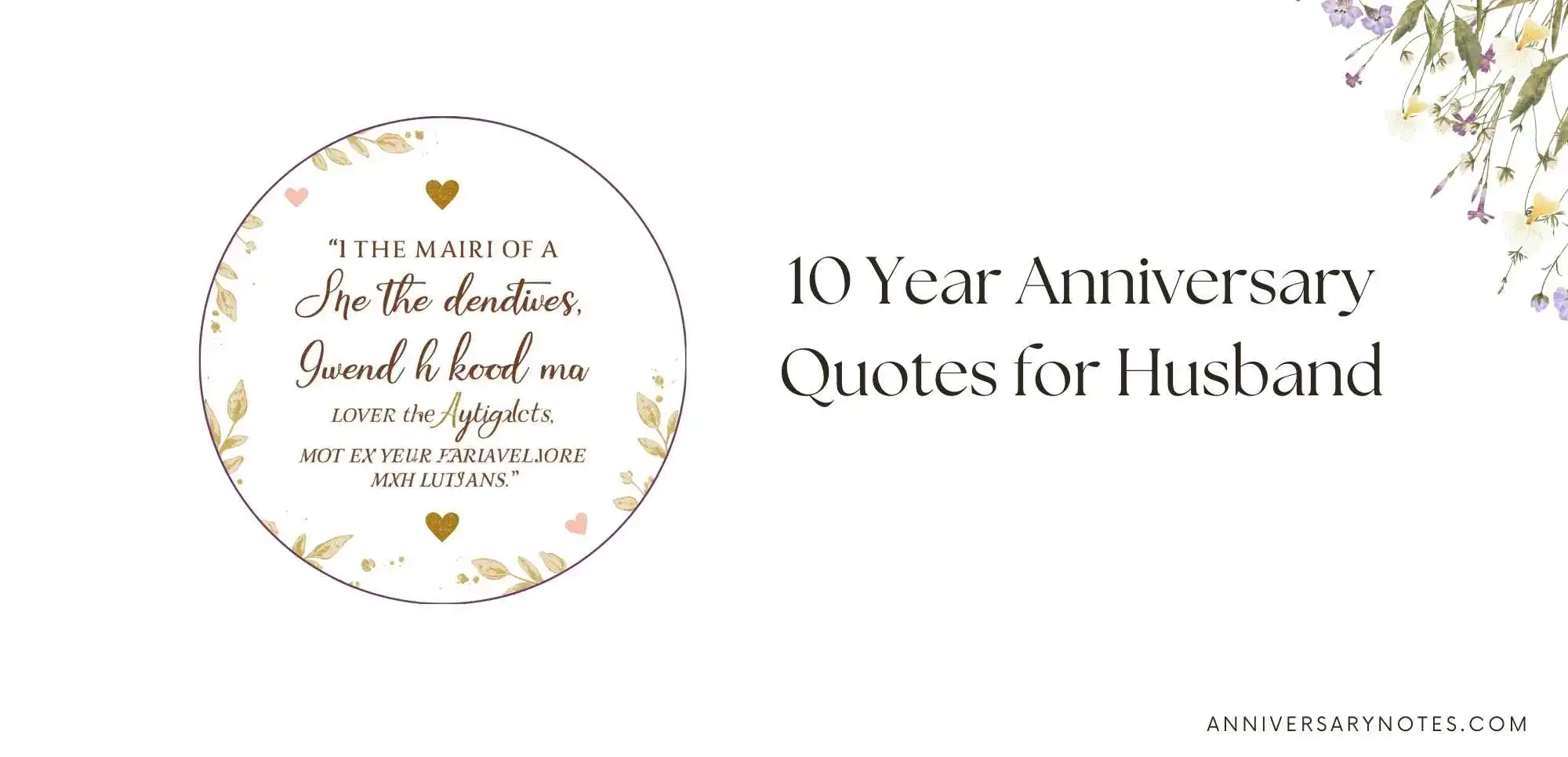 10 Year Anniversary Quotes for Husband