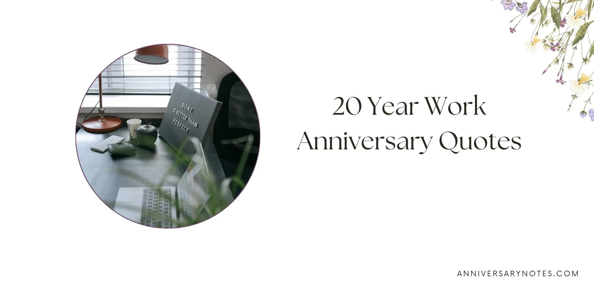 20 Year Work Anniversary Quotes