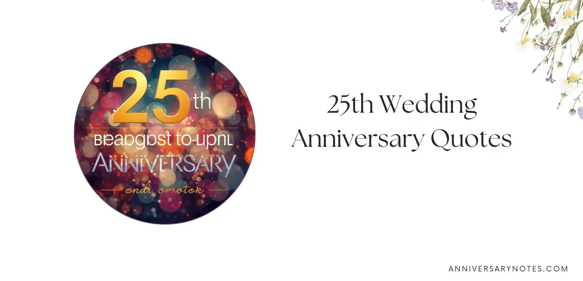 25th Wedding Anniversary Quotes