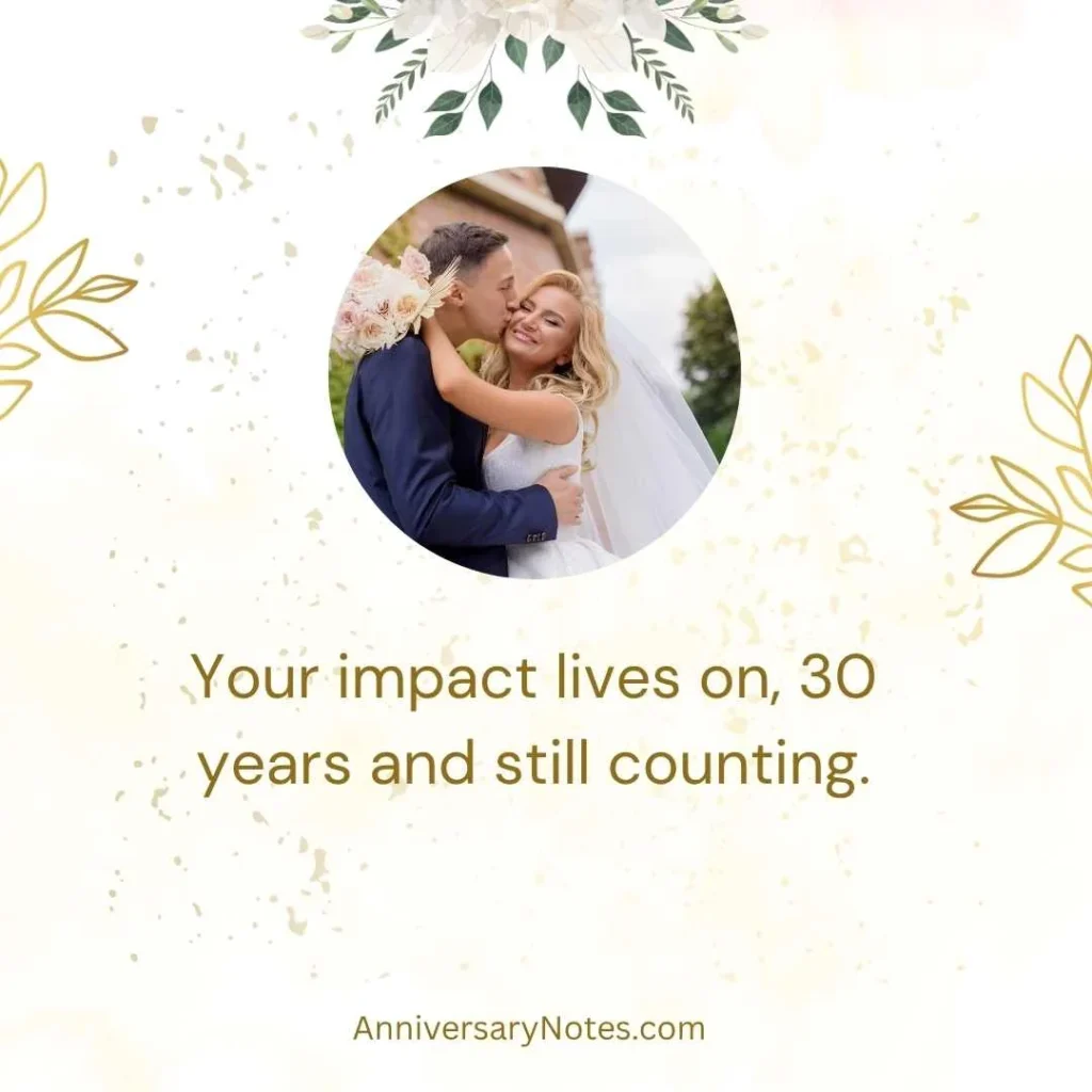 30 Years and Still Counting