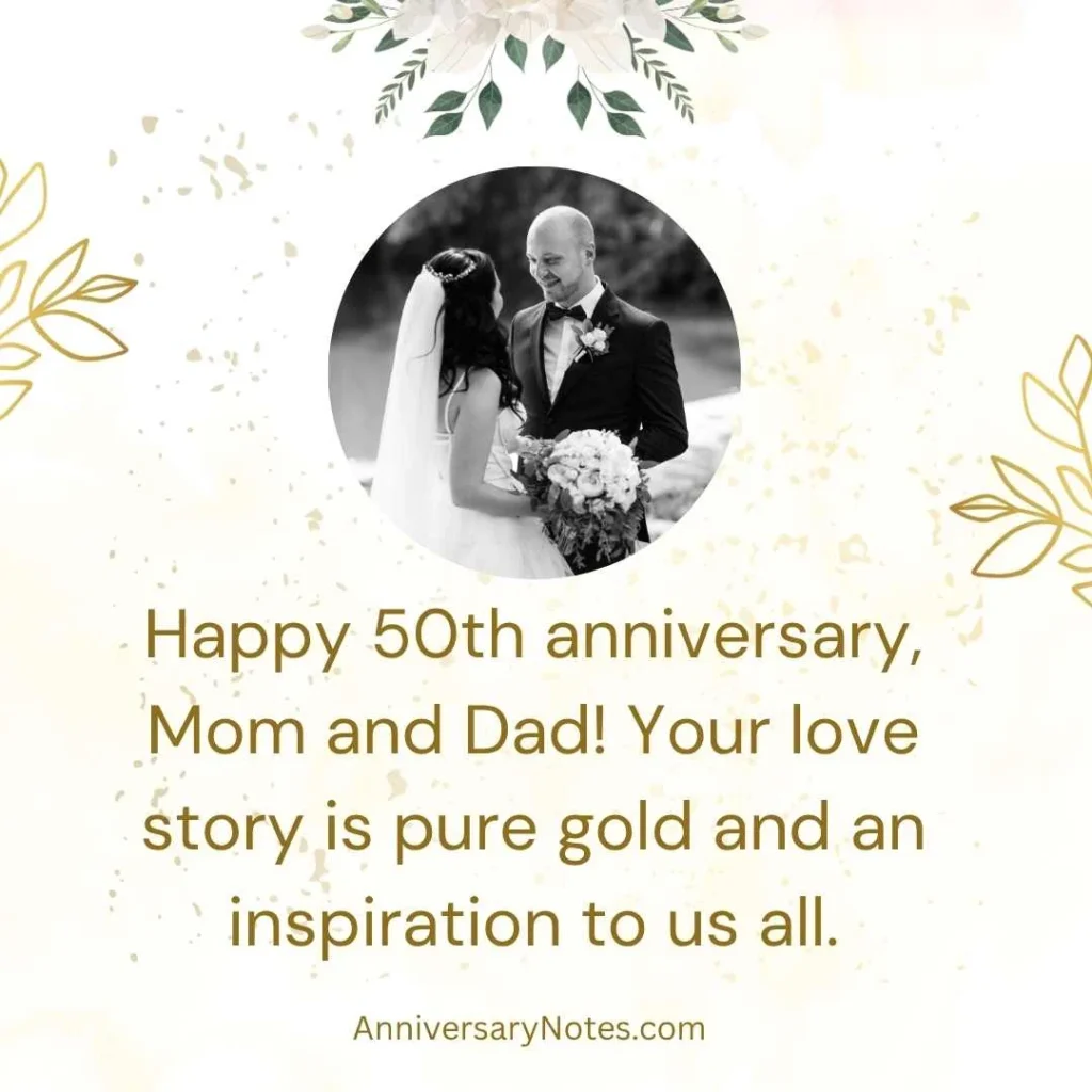 Golden Jubilee 50th Wedding Anniversary
