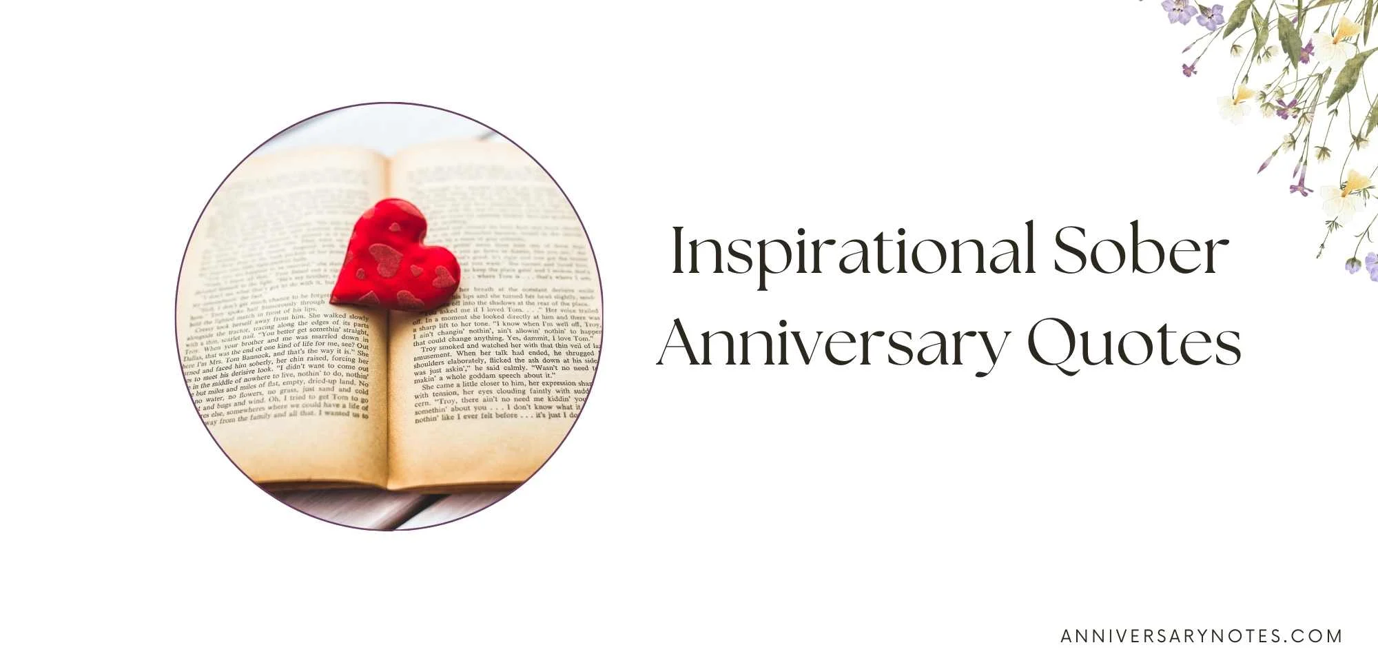 Inspirational Sober Anniversary Quotes