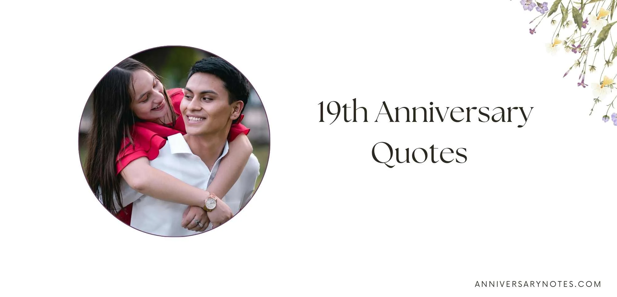 19th Anniversary Quotes  