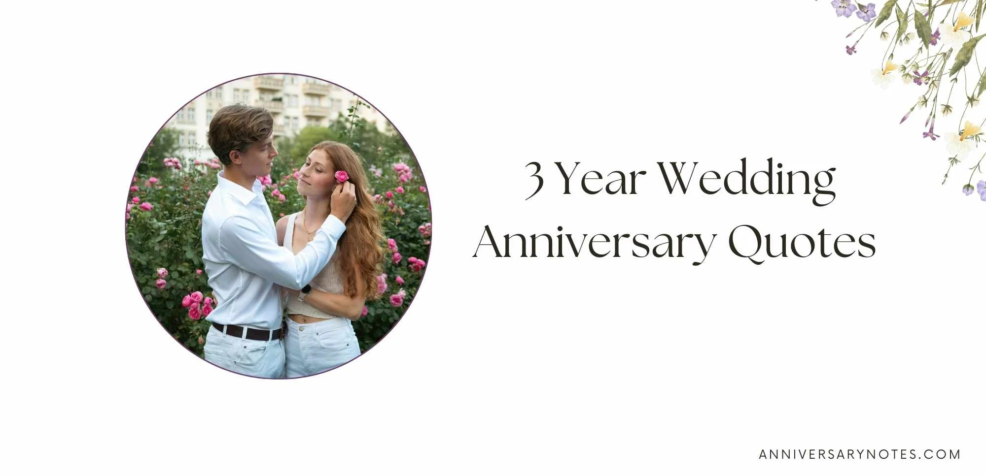 3 Year Wedding Anniversary Quotes 