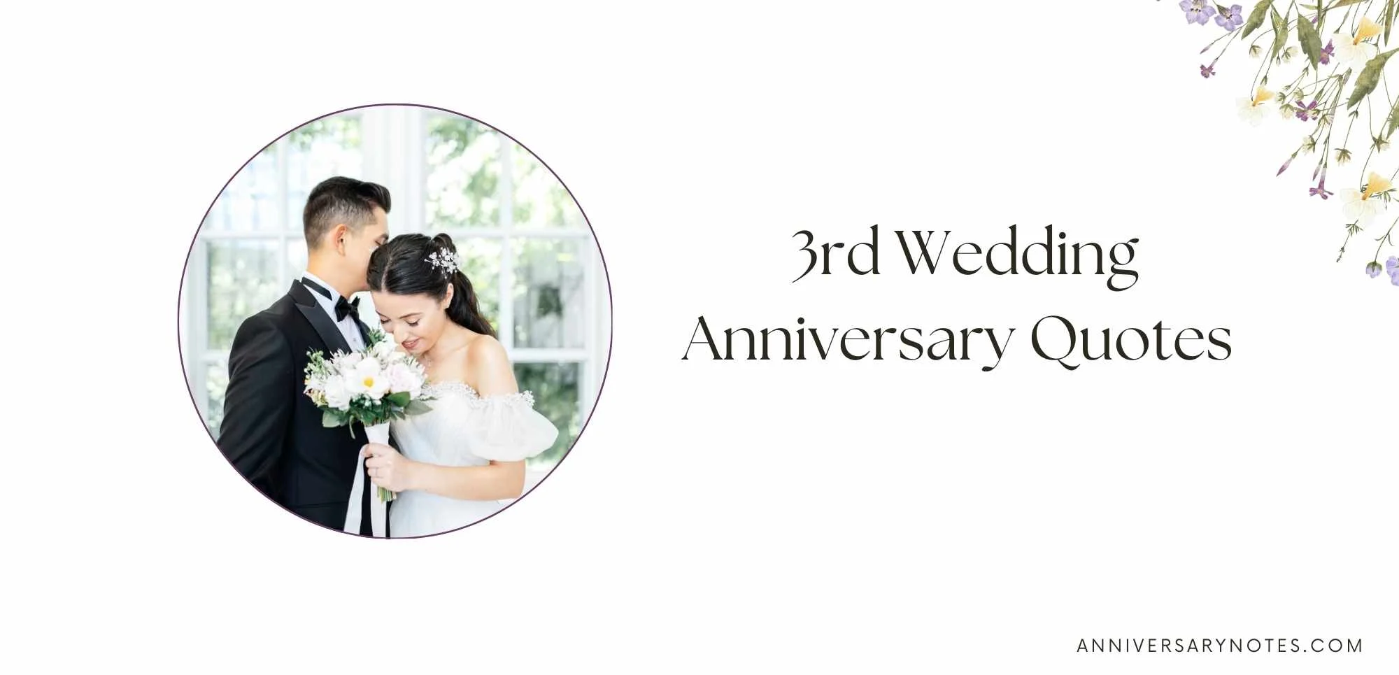 3rd Wedding Anniversary Quotes 