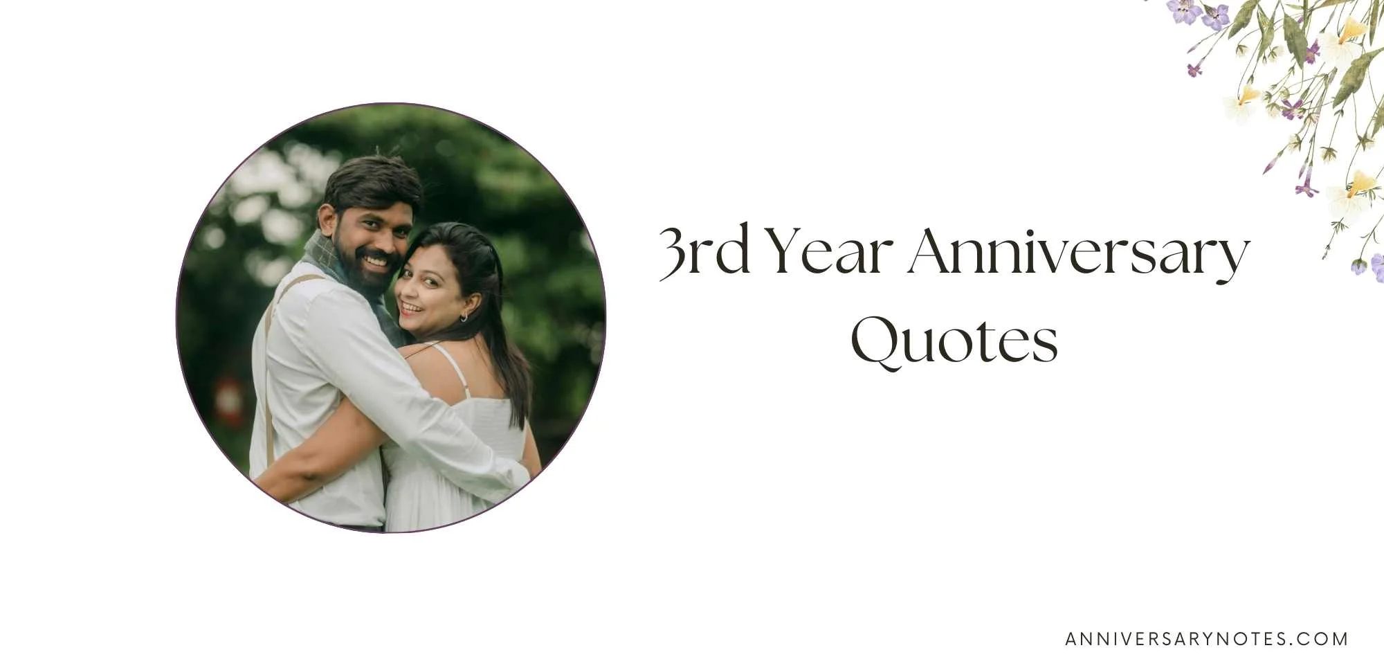 3rd Year Anniversary Quotes
