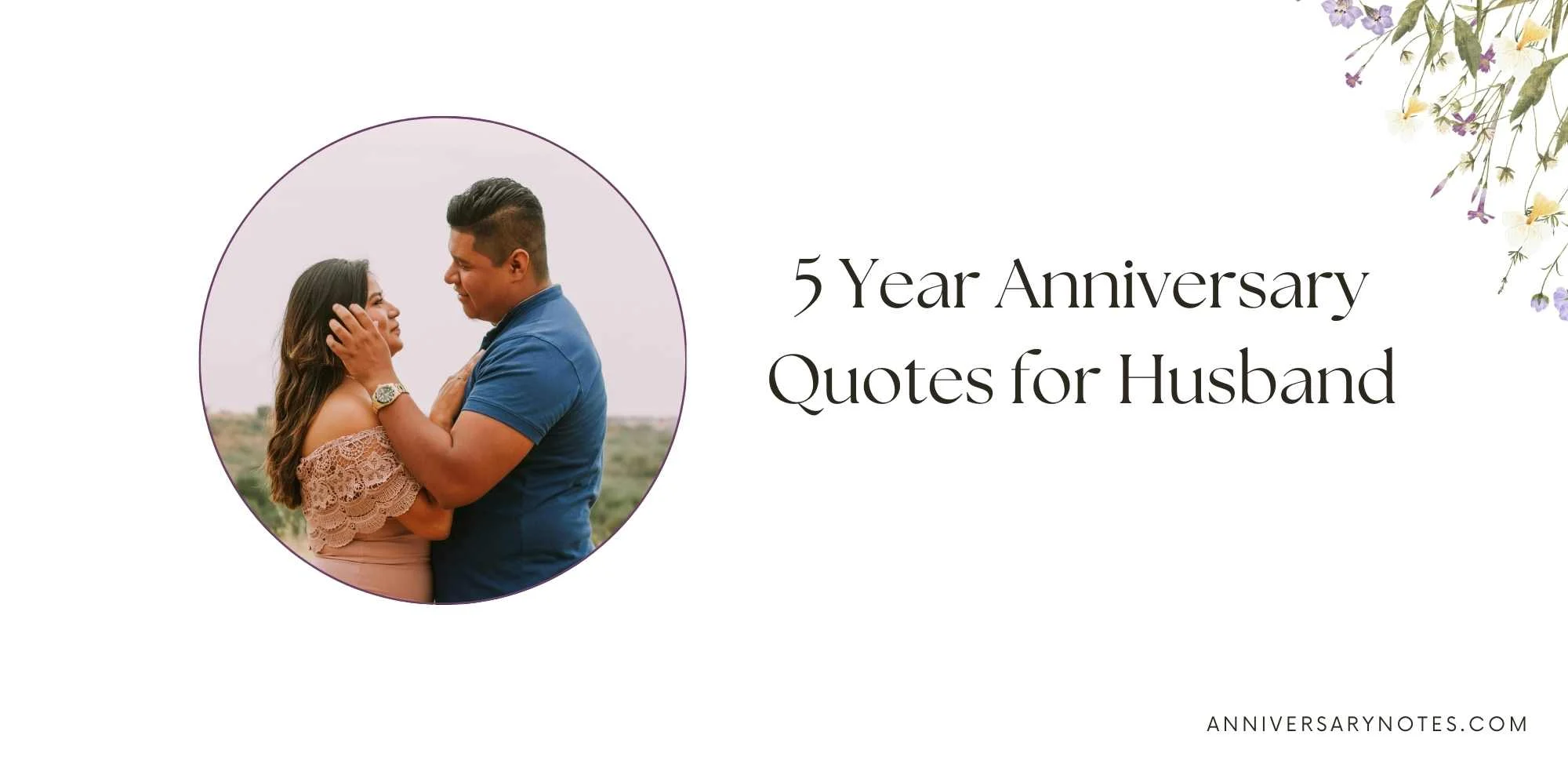5 Year Anniversary Quotes for Husband