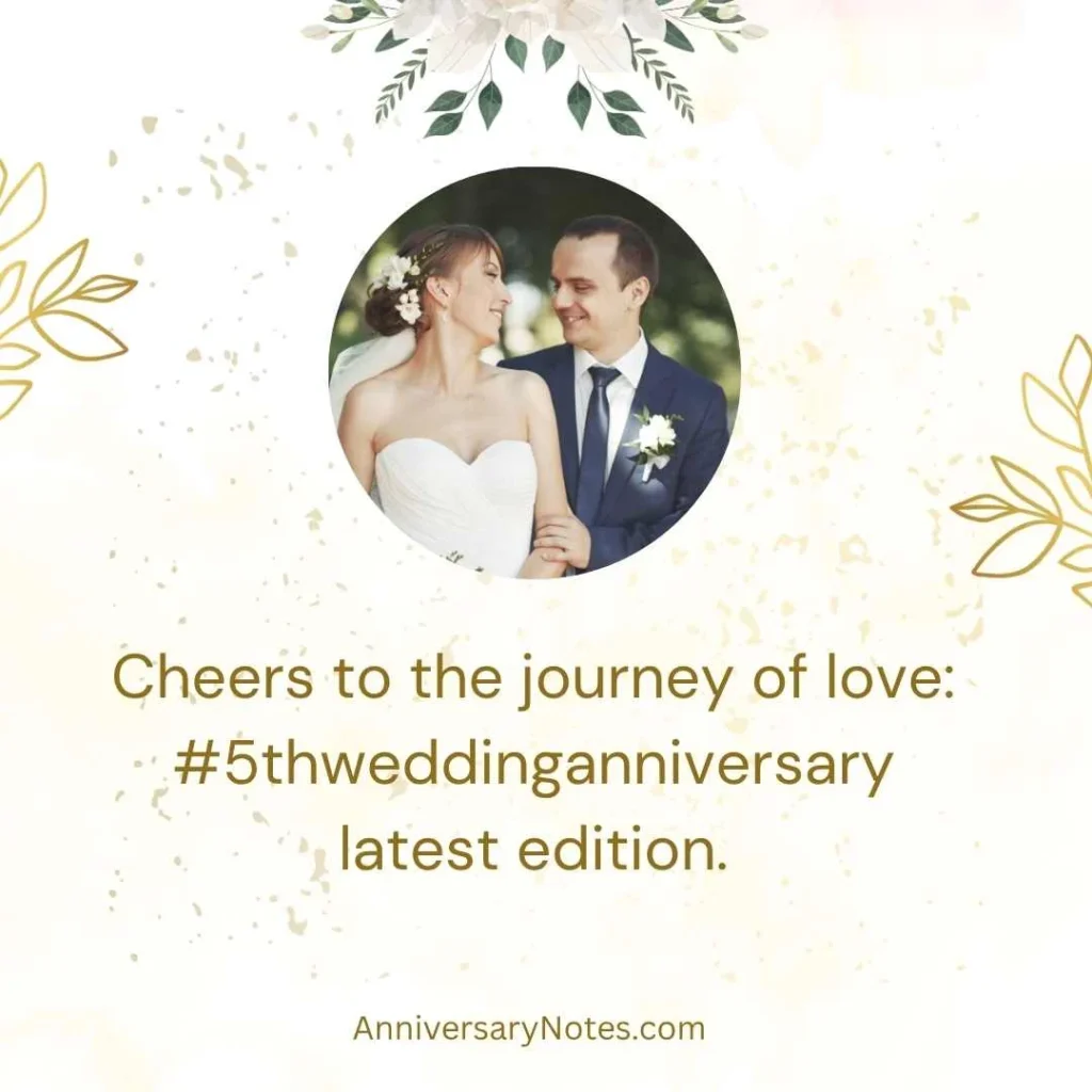 #5thweddinganniversary latest