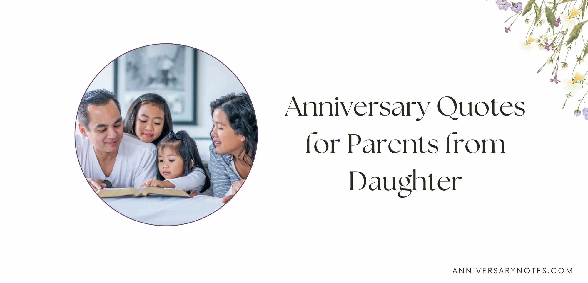 Anniversary Quotes for Parents from Daughter