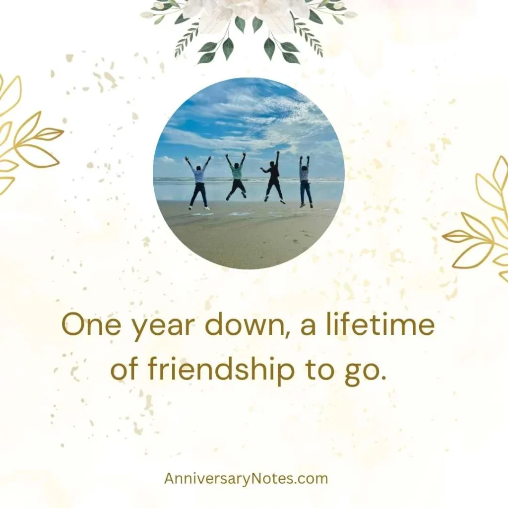 Cheers to 1 Year of Friendship 2026