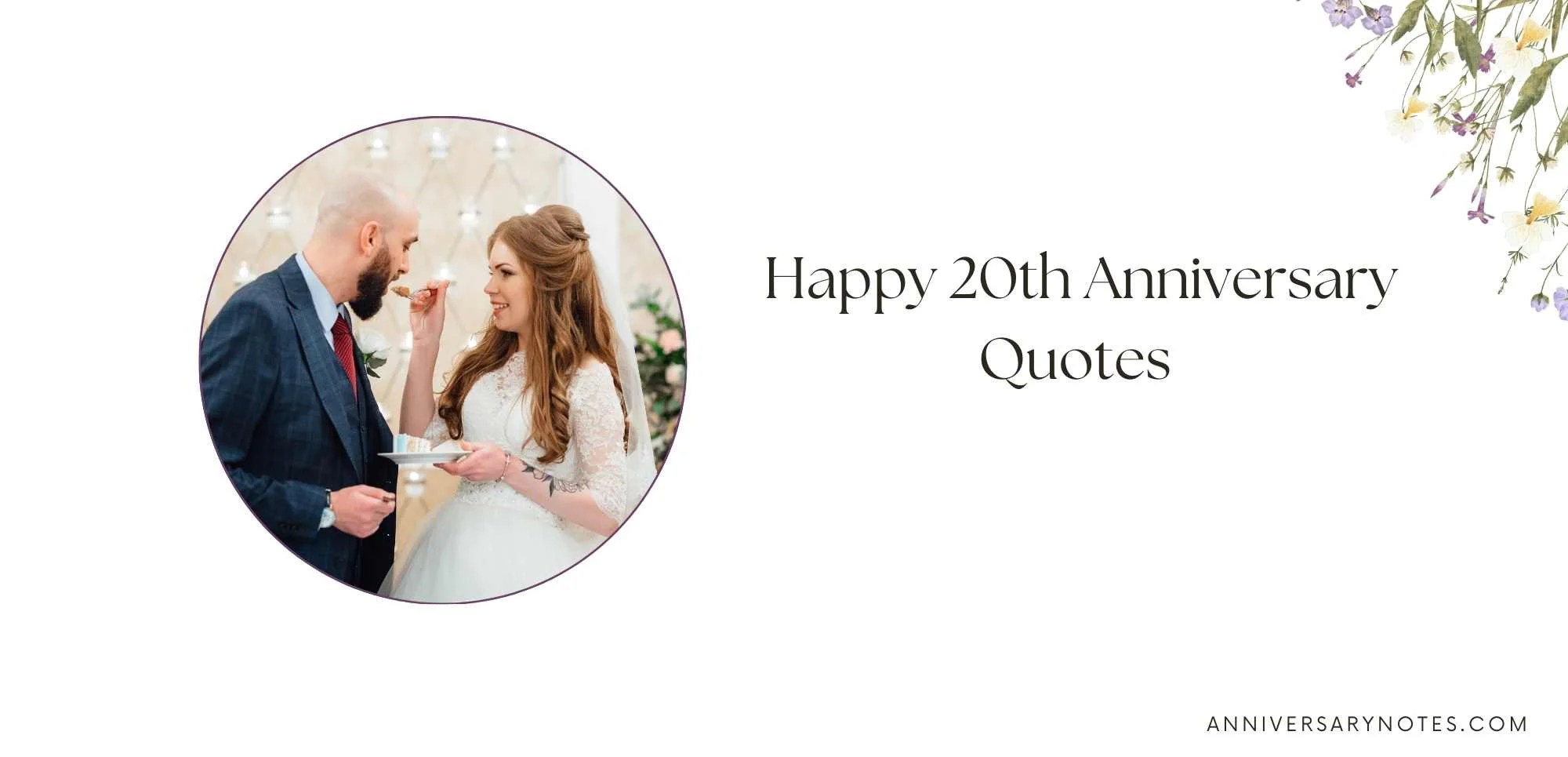 Happy 20th Anniversary Quotes 